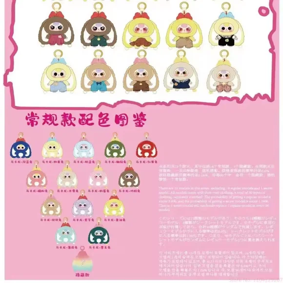 BB3 Macaron V2 Plush Keychain BLIND BOX - Picture 5 of 6